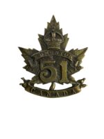 WW1 Canadian CEF 51st Battalion Cap Badge