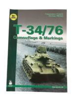 WW2 Russian Soviet T-34/76 Camouflage and Markings Used Softcover Reference Book