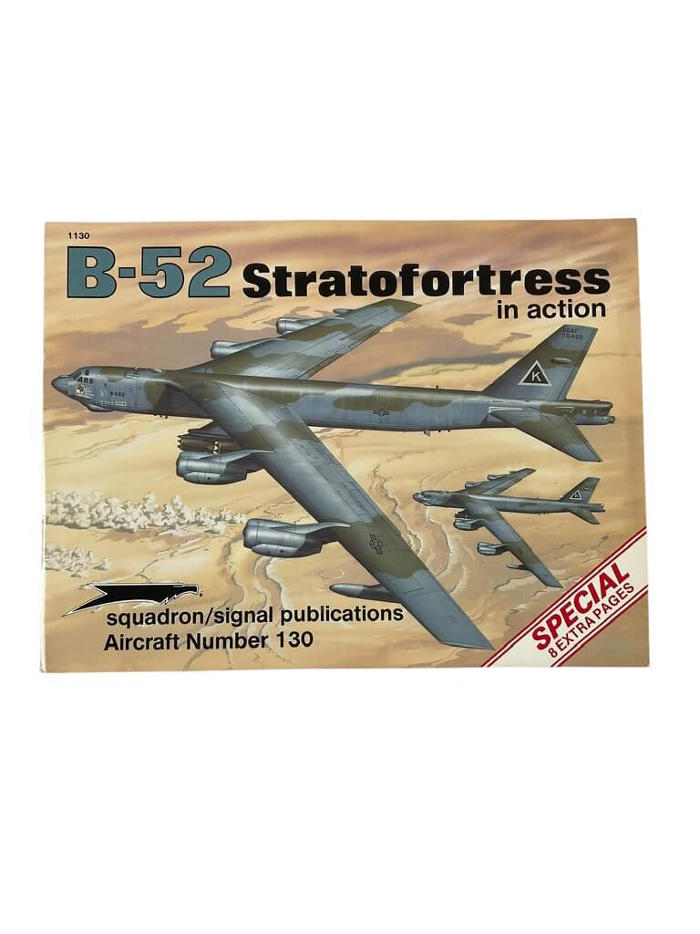 US USAF B-52 Stratofortress In Action Squadron Signal Aircraft No 130 Used Softcover Reference Book US USAF B-52 Stratofortress In Action Squadron Signal Aircraft No 130 Used Softcover Reference Book