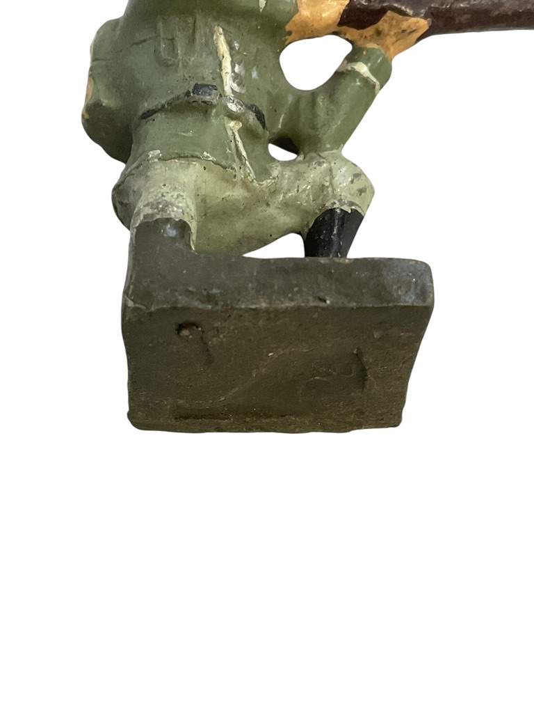 WW2 German Army Heer Rifleman Elastolin Toy Soldier Kneeling WW2 German Army Heer Rifleman Elastolin Toy Soldier Kneeling