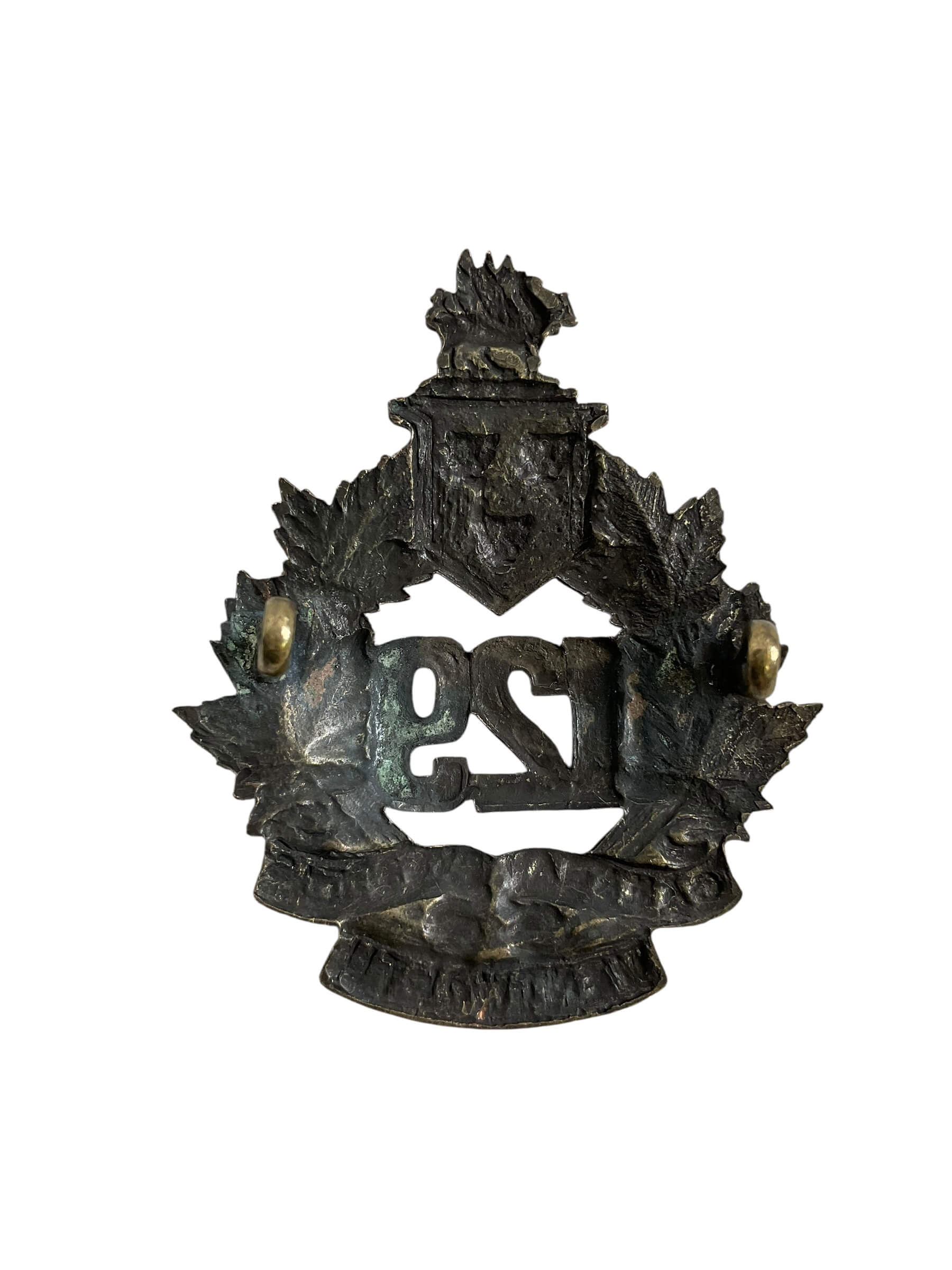 WW1 Canadian CEF 129th Battalion Wentworth Cap Badge WW1 Canadian CEF 129th Battalion Wentworth Cap Badge