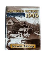 WW2 US Armored Victory 1945 Army Tank Combat Used Hardcover Reference Book