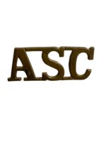 WW1 British BEF Army Service Corps Shoulder Title Insignia Single