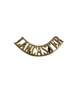 WW1 British BEF Lancaster Regiment Shoulder Title Insignia Single
