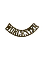 WW1 British BEF Worcester Regiment Shoulder Title Insignia Single