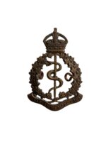 WW1 Canadian CEF Army Medical Corps CAMC Cap Badge