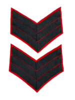 British Canadian Rifle Regiment Sergeant Rank Insignia Pair