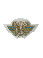 UN United Nations Air Service Bullion Wire Cap Badge