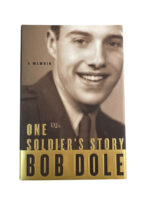 WW2 US One Soldier's Story Bob Dole A Memoir Used Hardcover Reference Book
