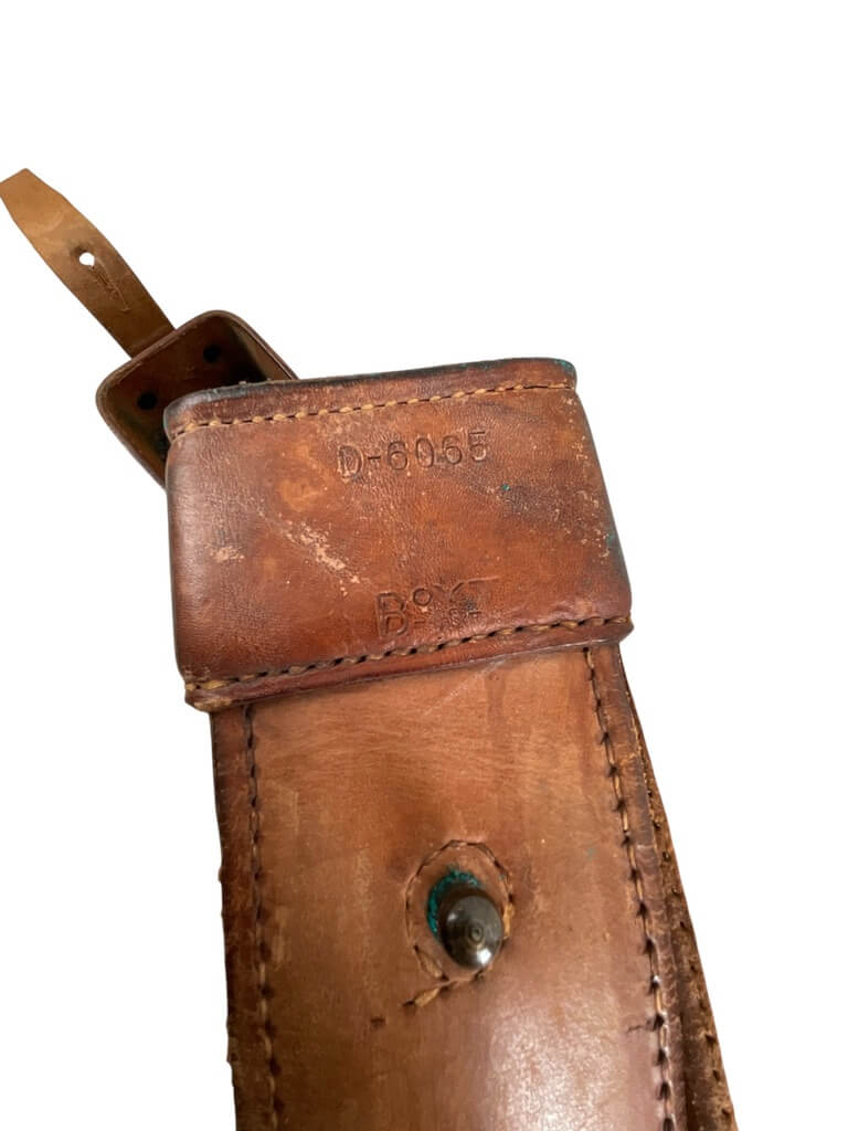 WW2 US Army Leather Scabbard For Jeep Use WW2 US Army Leather Scabbard For Jeep Use