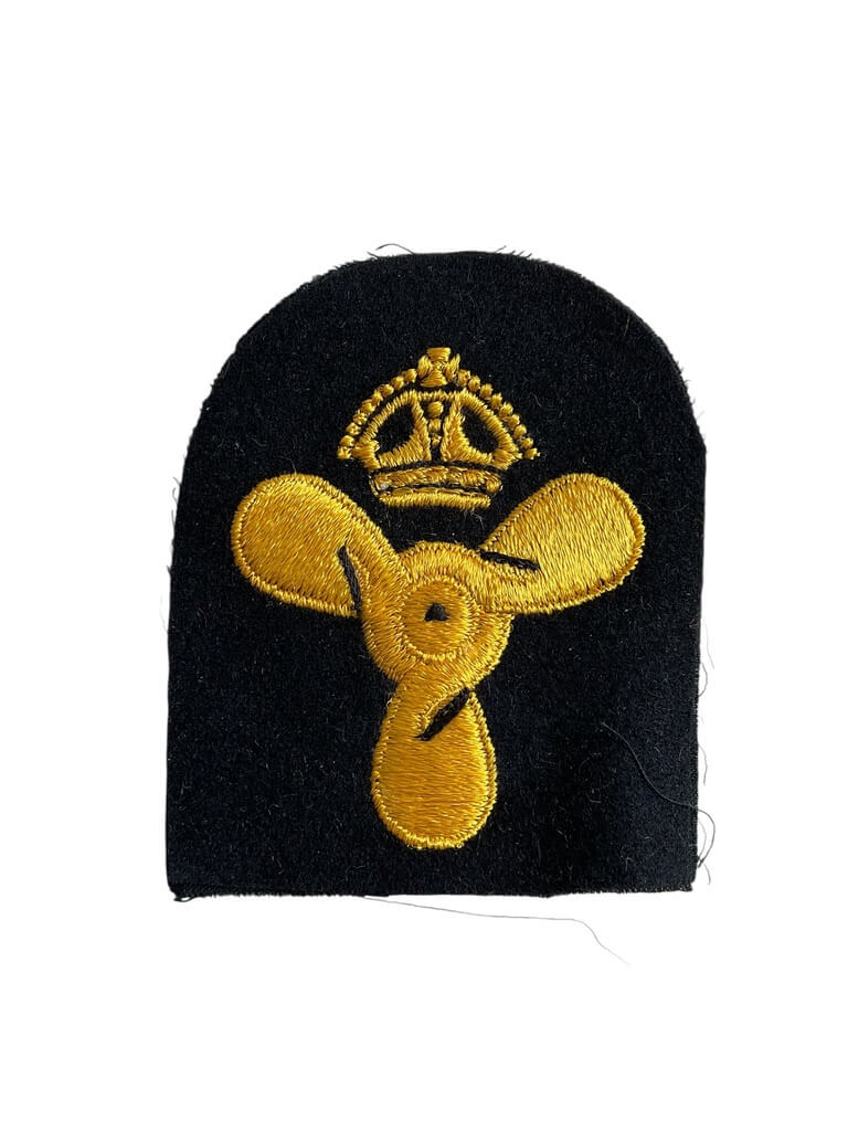 WW2 British RN Navy Marine Engineering Trade Patch WW2 British RN Navy Marine Engineering Trade Patch