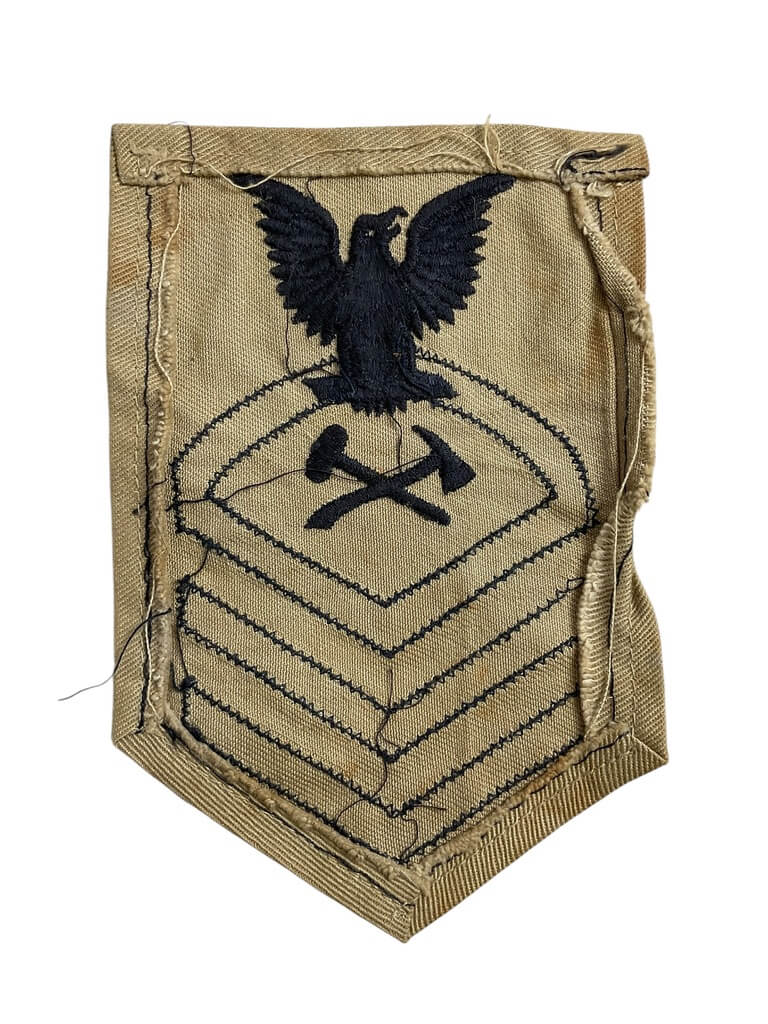 WW2 US USN Navy Chief Petty Officer Damage Controlman Rate Patch WW2 US USN Navy Chief Petty Officer Damage Controlman Rate Patch