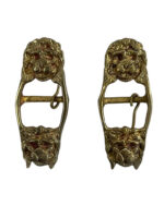 British Officers Sword Sling Lionhead Bosses Pair