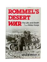 WW2 German Rommel's Desert War The Life and Death of the Afrika Korps Used Hardcover Reference Book