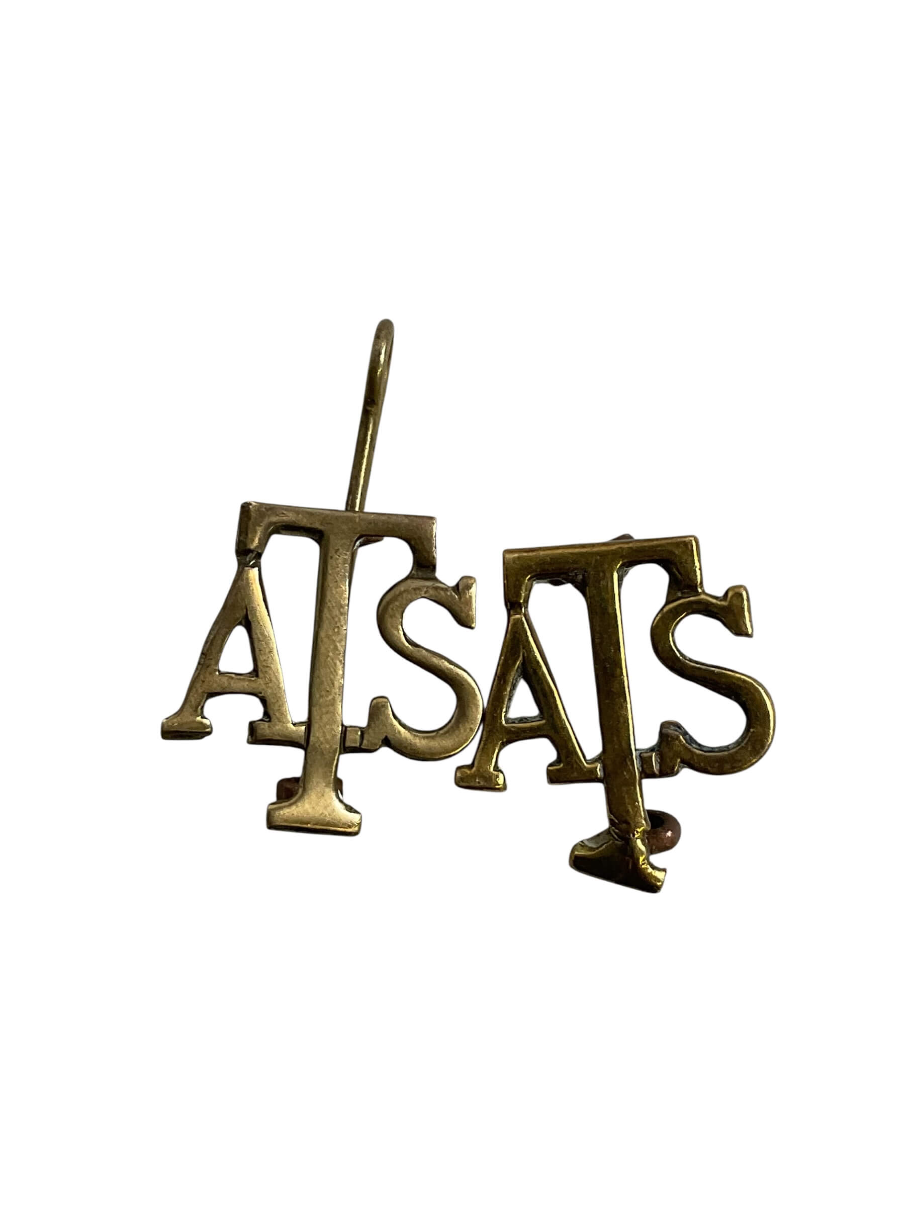 WW2 British Auxiliary Transport Service Collars Insignia Pair WW2 British Auxiliary Transport Service Collars Insignia Pair