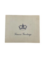 WW2 Canadian RCN Navy H.M.C.S. Lockeport Christmas Card WW2 Canadian RCN Navy H.M.C.S. Lockeport Christmas Card