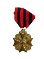 Belgium Belgian Civil Service 1st Class Gold Cross Full Size Medal Belgium Belgian Civil Service 1st Class Gold Cross Full Size Medal