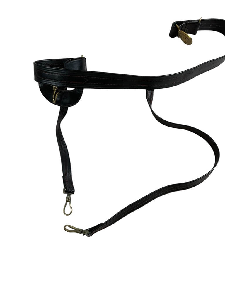 WW2 US USN Navy Leather Officers Sword Belt Size 40 WW2 US USN Navy Leather Officers Sword Belt Size 40