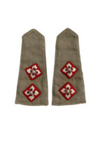WW2 British Canadian Tropical Lieutenant Rank Slip-Ons Pair