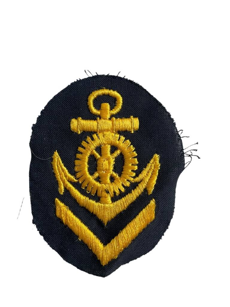 WW2 German Navy Kriegsmarine Senior Engine NCO's Career Service Trade Patch WW2 German Navy Kriegsmarine Senior Engine NCO's Career Service Trade Patch