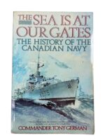 WW2 Canadian RCN Navy The Sea is at Our Gates History of the Canadian Navy Used Hardcover Reference Book