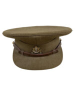 WW2 Canadian RHLI Officers Peak Cap Hat Size 7 1/8 Named