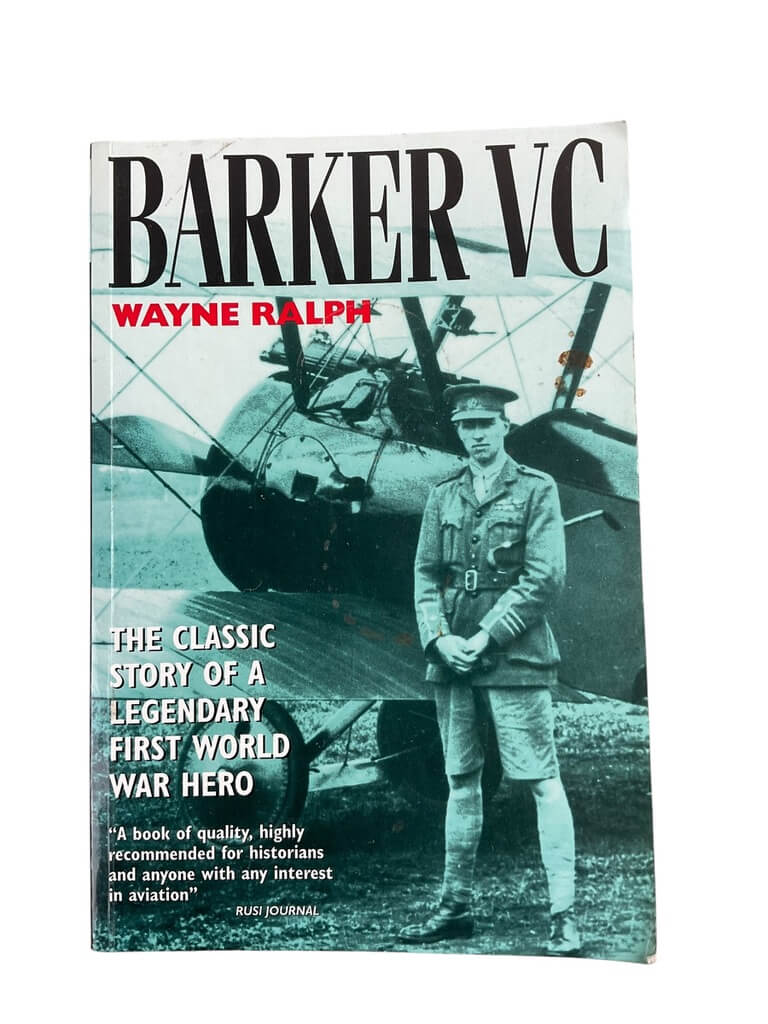 WW1 Canadian CEF Barker VC Used Softcover Reference Book WW1 Canadian CEF Barker VC Used Softcover Reference Book