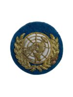 UN United Nations Bullion Wire Officers Cap Badge