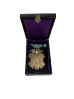 WW2 Japanese Order of the Golden Kite 6th Class Full Size Medal In Case With Rosette