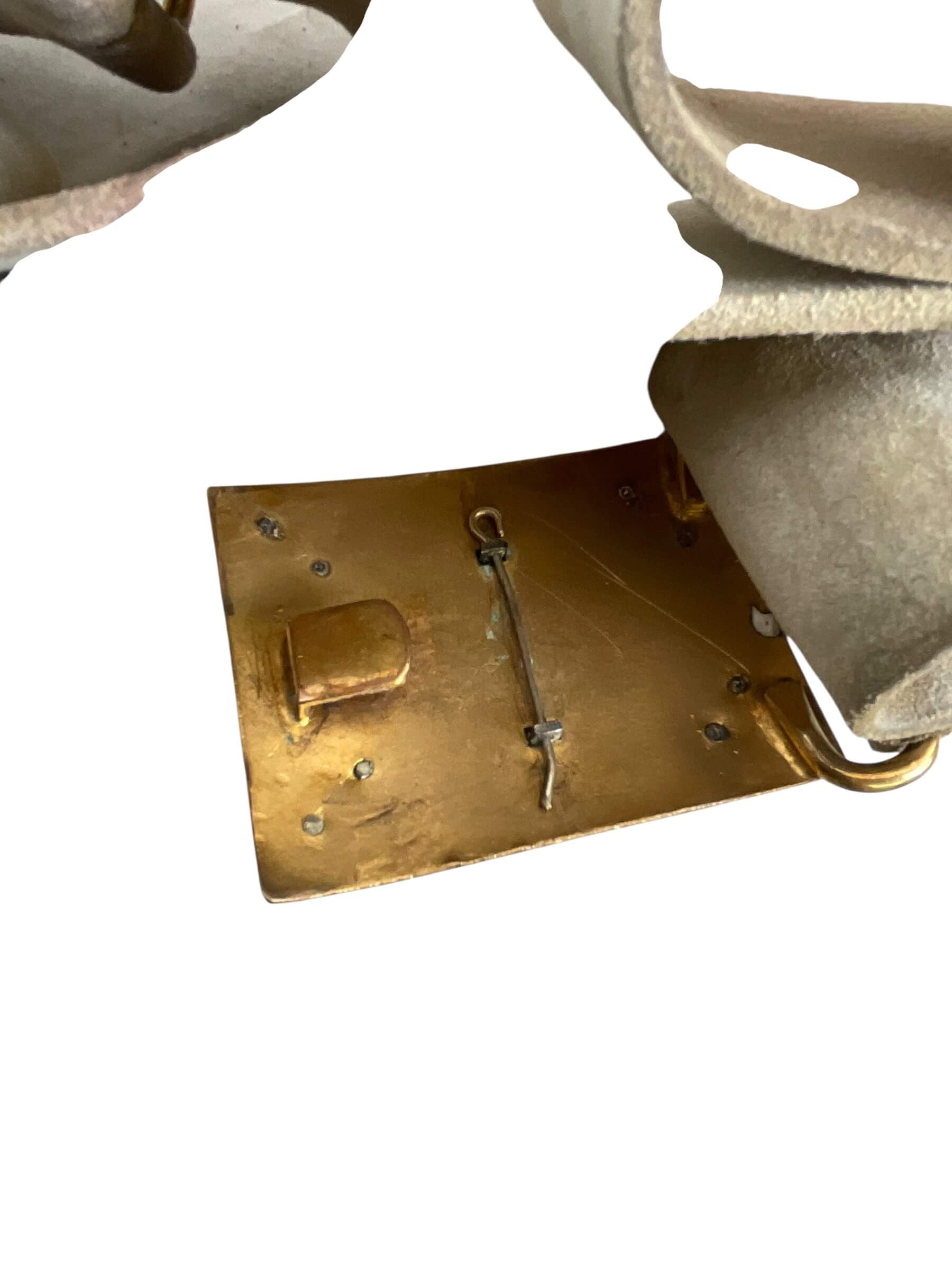 Canadian 48th Highlanders of Canada Officers Buff Leather Cross Belt and Buckle Canadian 48th Highlanders of Canada Officers Buff Leather Cross Belt and Buckle