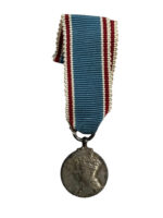 British George the 6th Coronation Miniature Medal Vintage