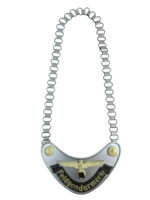 WW2 German Feldgendarmerie Chained Dog Gorget