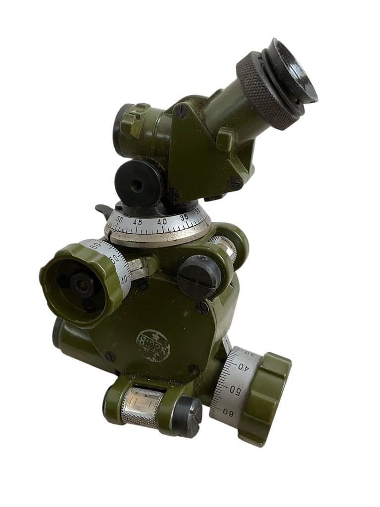 Chinese Army Mortar Sight In Box With Contents Chinese Army Mortar Sight In Box With Contents