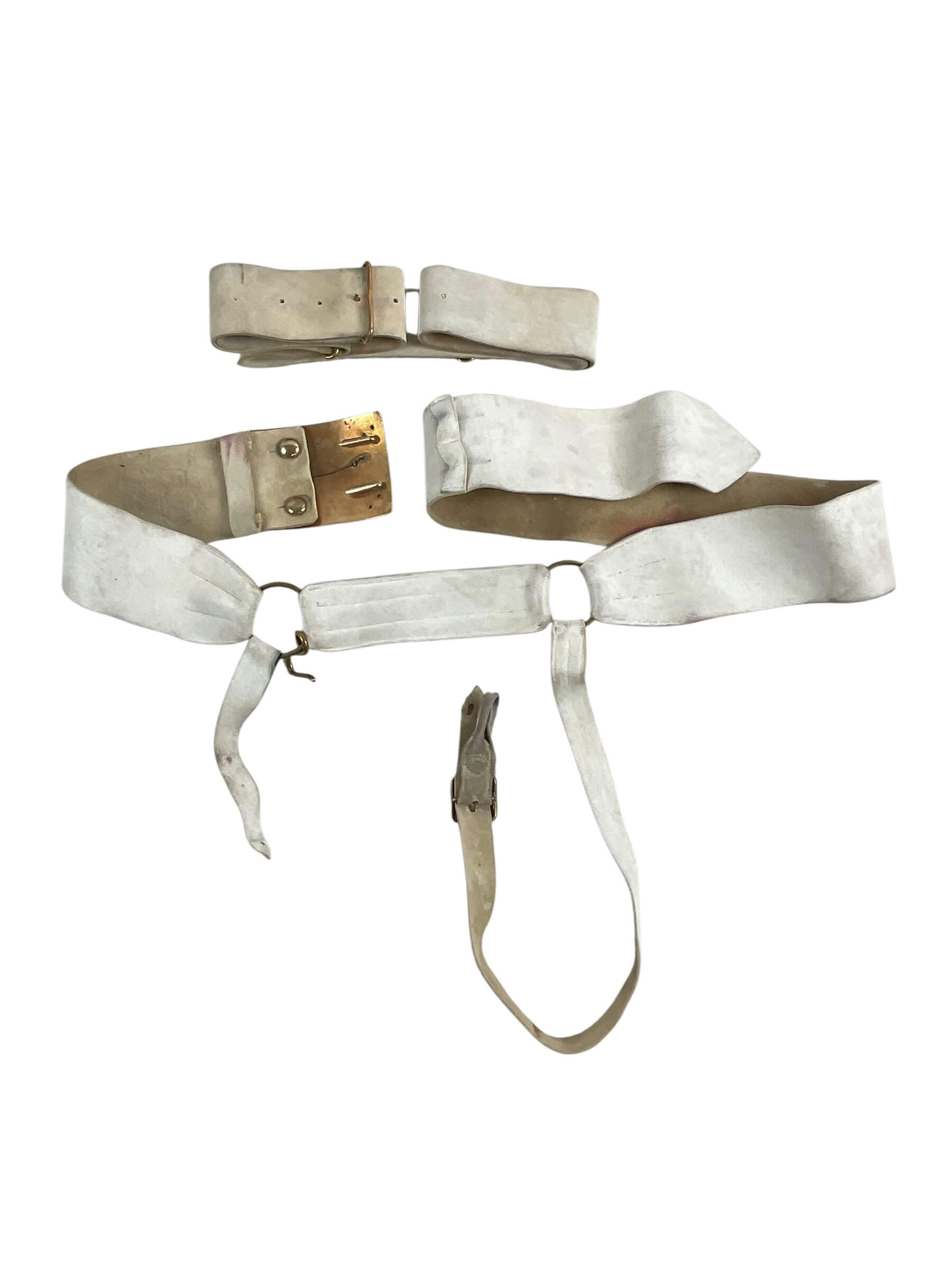 Canadian 48th Highlanders of Canada Officers Buff Leather Cross Belt and Buckle Canadian 48th Highlanders of Canada Officers Buff Leather Cross Belt and Buckle