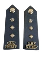 Royal Canadian Mounted Police RCMP Chief Superintendent Rank Shoulder Boards Pair