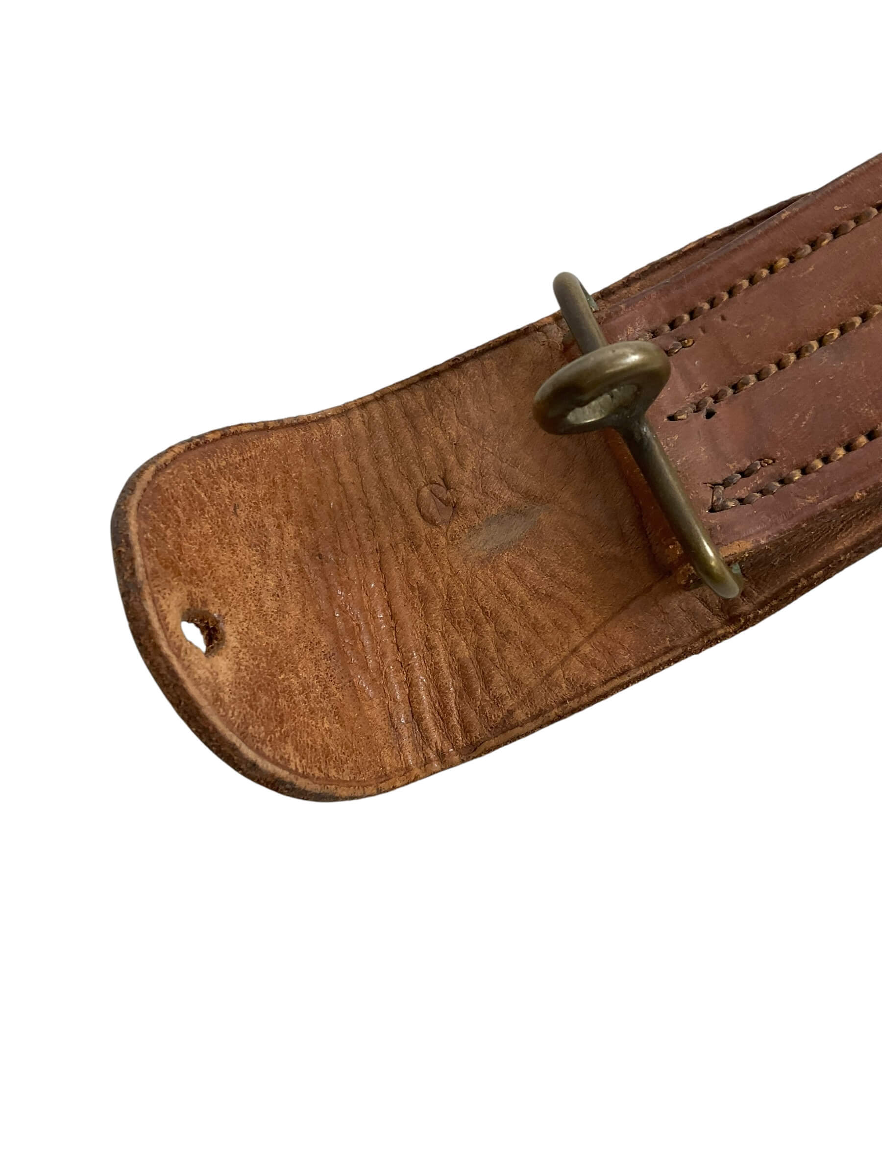 Canadian Army Leather Snake Belt C Broad Arrowed 1927 Dated Canadian Army Leather Snake Belt C Broad Arrowed 1927 Dated