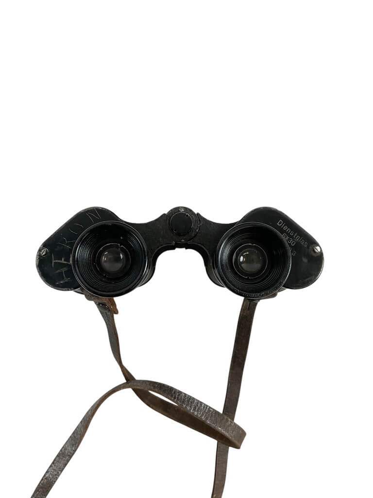 WW2 German 6 X 30 Binoculars With Bakelite Case WW2 German 6 X 30 Binoculars With Bakelite Case