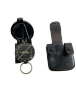 WW2 German Army Compass With Leather Carry Case