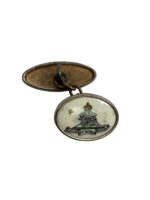 WW2 British Royal Artillery Cufflink Single WW2 British Royal Artillery Cufflink Single