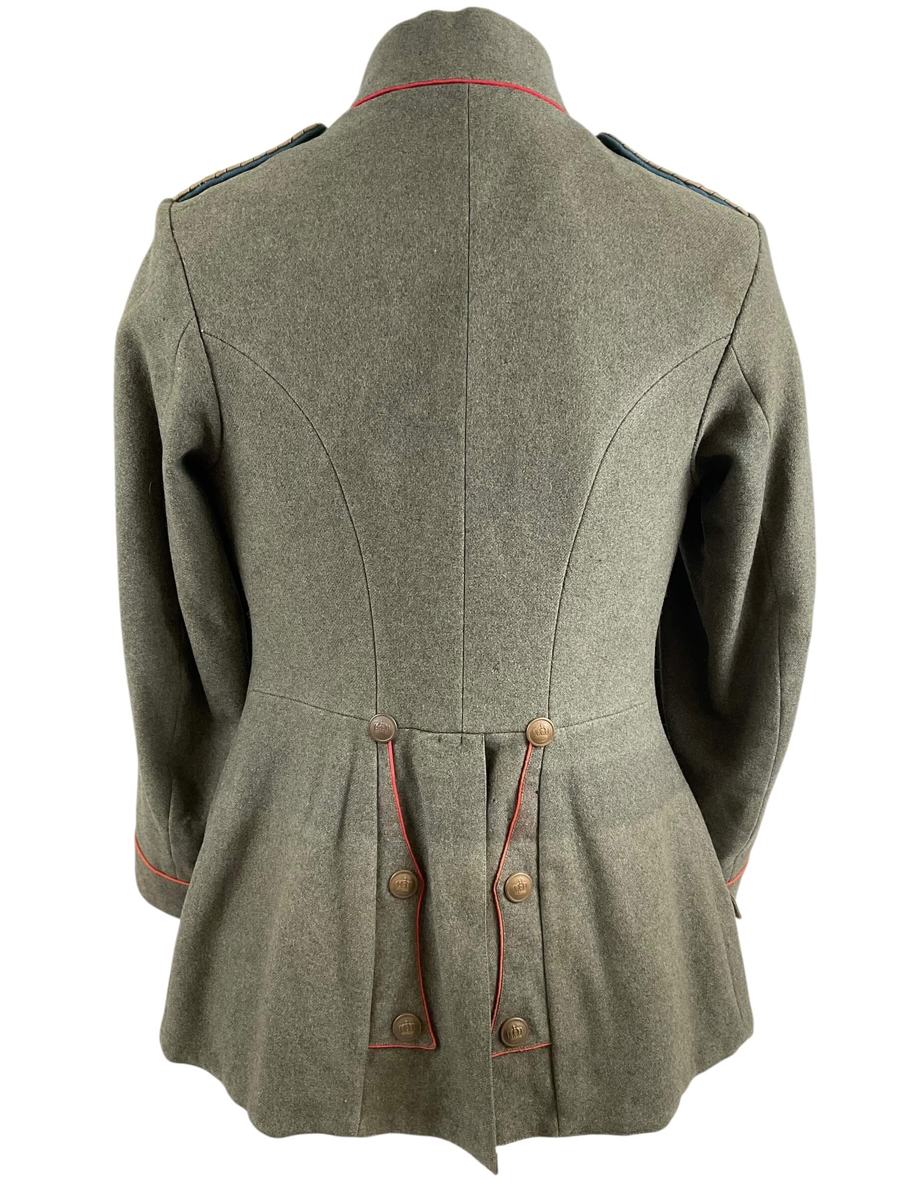 WW1 Imperial German Prussian 23rd Infantry Regiment Officers Feldgrau Tunic WW1 Imperial German Prussian 23rd Infantry Regiment Officers Feldgrau Tunic