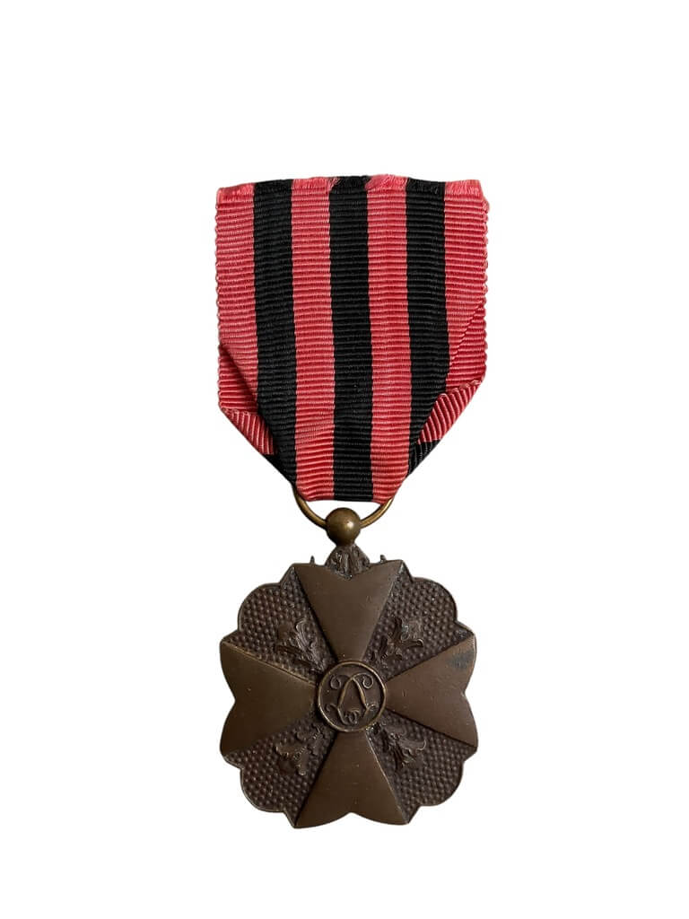 Belgium Belgian Civil Service 3rd Class Bronze Cross Full Size Medal Belgium Belgian Civil Service 3rd Class Bronze Cross Full Size Medal