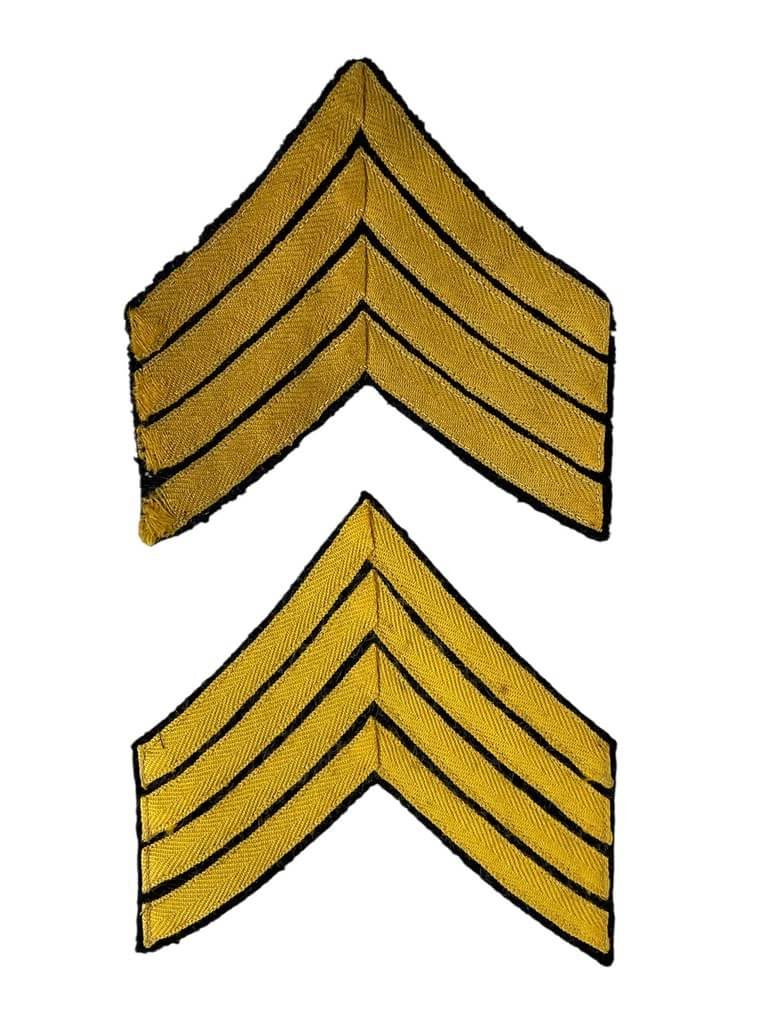 Royal Canadian Mounted Police RCMP Staff Sergeant Rank Insignia Pair Royal Canadian Mounted Police RCMP Staff Sergeant Rank Insignia Pair