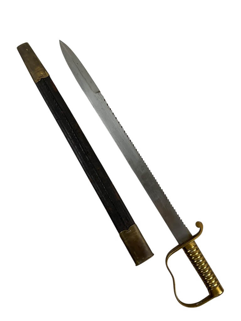 British Victorian Pioneer Sword With Scabbard British Victorian Pioneer Sword With Scabbard