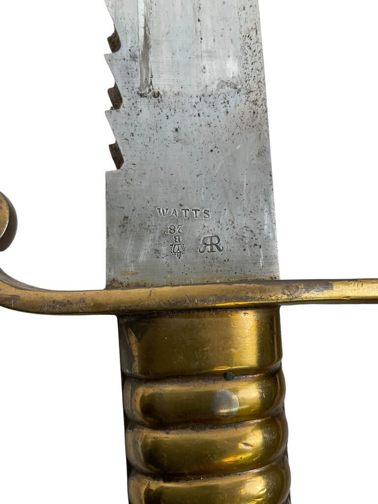 British Victorian Pioneer Sword With Scabbard British Victorian Pioneer Sword With Scabbard