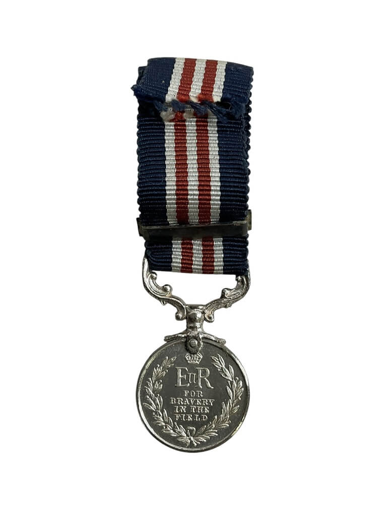 British Military Miniature Medal With Bar Vintage British Military Miniature Medal With Bar Vintage