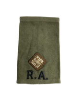 British Royal Artillery Lieutenant Shoulder Board Insignia Single