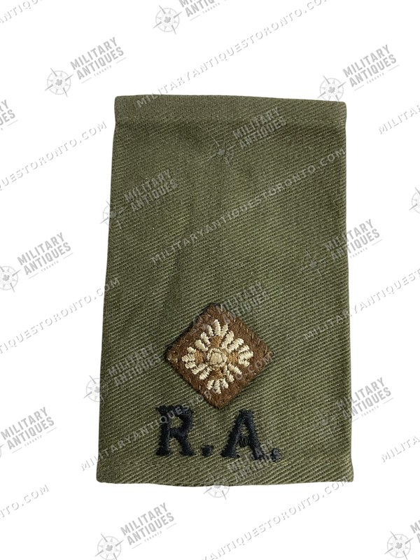 British Royal Artillery Lieutenant Shoulder Board Insignia Single ...