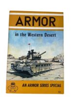 WW2 British German Italian Armor in the Western Desert Armor Series No 8 Used Softcover Reference Book