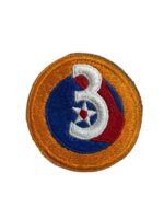 WW2 US USAAF 3rd Air Force Patch Shoulder Sleeve Insignia SSI Embroidered