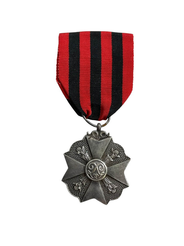 Belgium Belgian Civil Service 2nd Class Silver Cross Full Size Medal Belgium Belgian Civil Service 2nd Class Silver Cross Full Size Medal